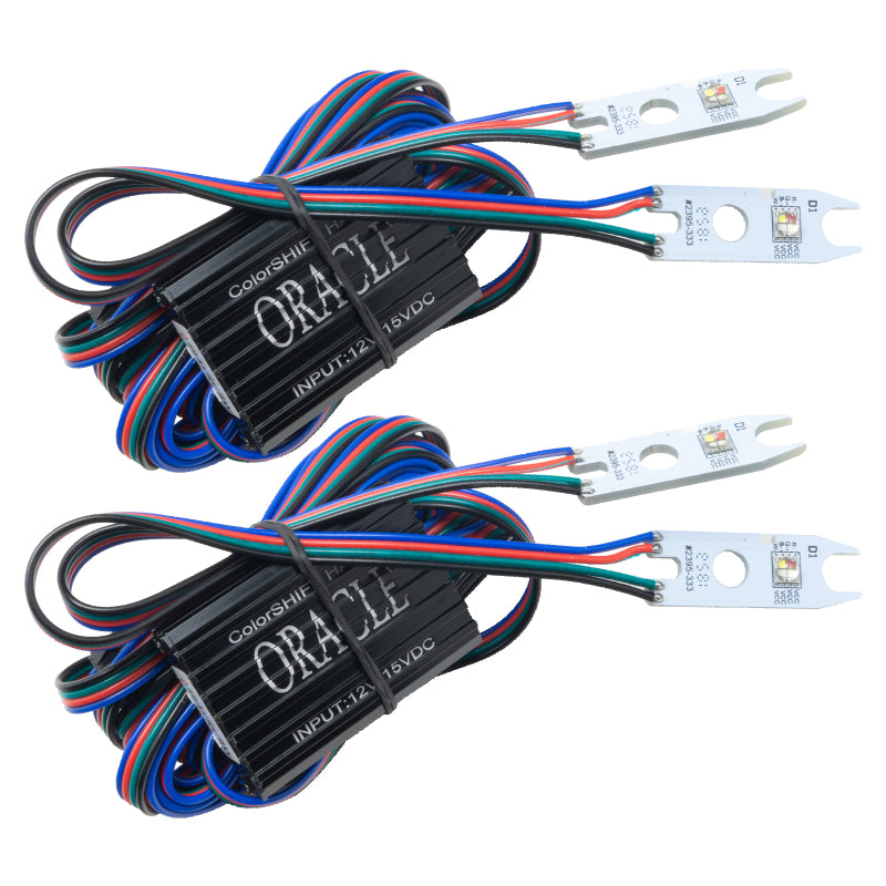 Oracle 15-17 Ford F-150 Headlight DRL Upgrade Kit - ColorSHIFT w/o Controller SEE WARRANTY - 2395-334