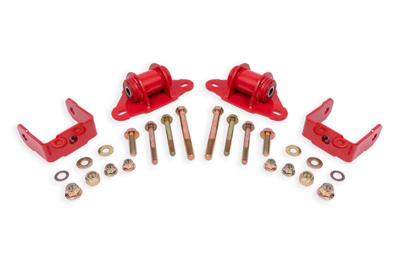BMR 14-19 Chevrolet Corvette Polyurethane Transmission/Differential Mount - Red - TM570R