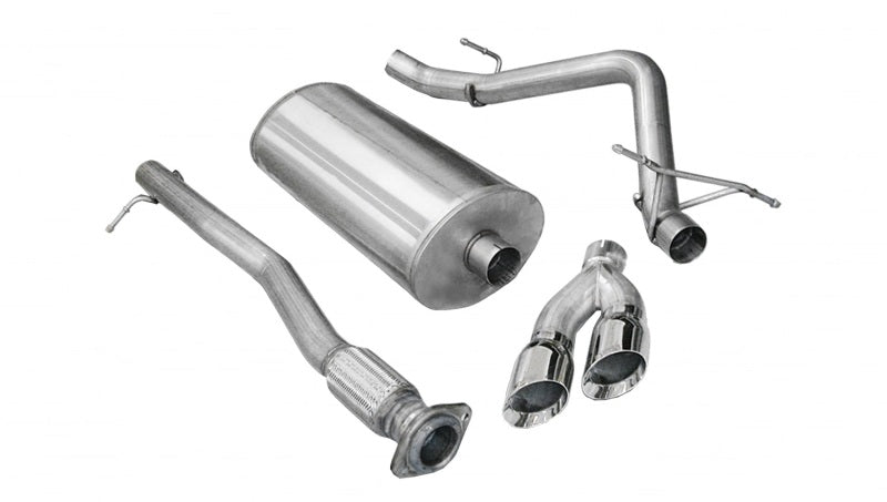 Corsa 2009-2009 Chevrolet Silverado Crew Cab/Short Bed 1500 4.8L V8 Polished Sport Cat-Back Exhaust - 14904