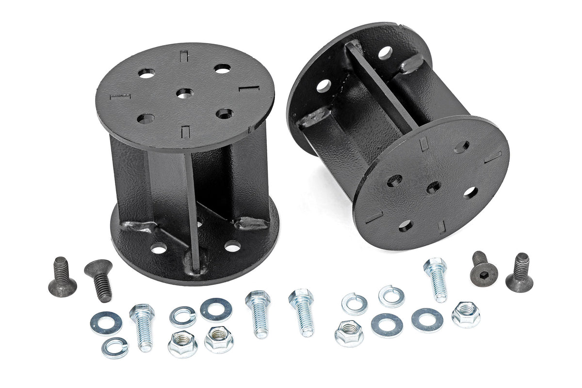 Rough Country - Air Spring Kit w/compressor - Wireless Controller - 0-6" Lift - Chevy/GMC 2500HD (01-10) - 10006WC by Rough C
