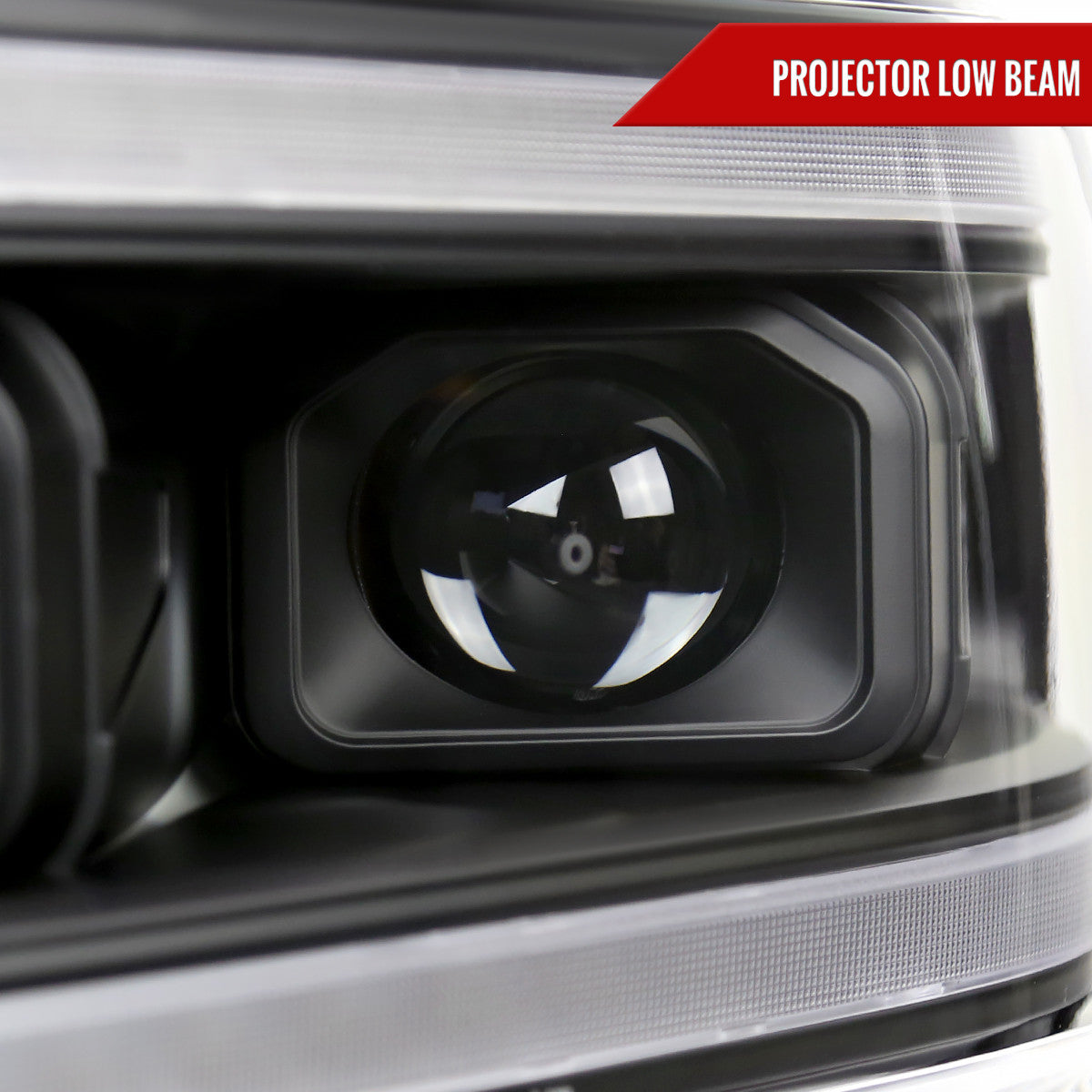 Spec-D Tuning - 2019-2024 Dodge RAM 2500/3500/4500/5500 Projector Headlights w/ Amber LED Sequential Turn Signal & Starup Animation (Matte Black Housing/Clear Lens) - 4LHP-RAM1925JM-SQ-RS