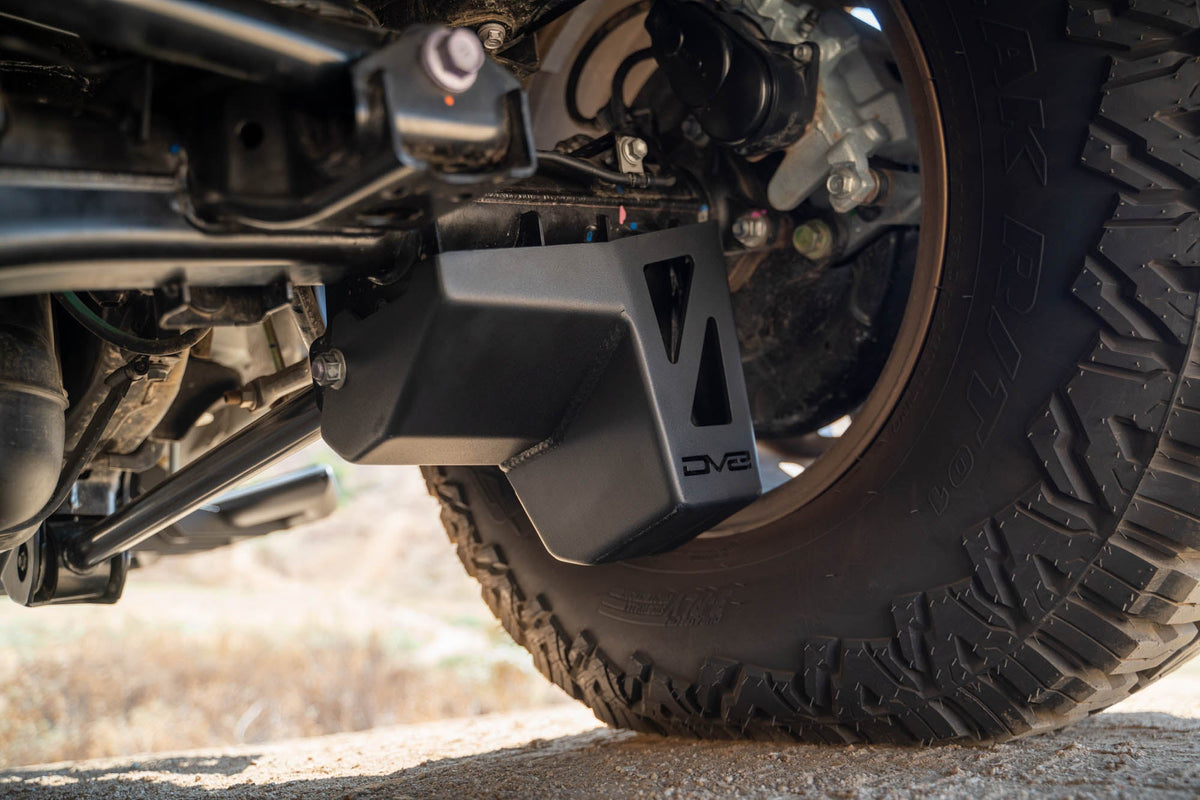 DV8 Offroad - 2024-2026 Toyota Tacoma & 4Runner | Rear Shock & Link Skid Plates - SPTT1-06