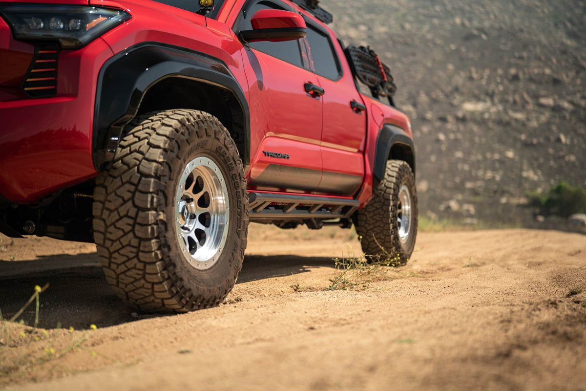 DV8 Offroad - 2024-2026 Toyota Tacoma Double Cab Rock Sliders - SRTT1-04