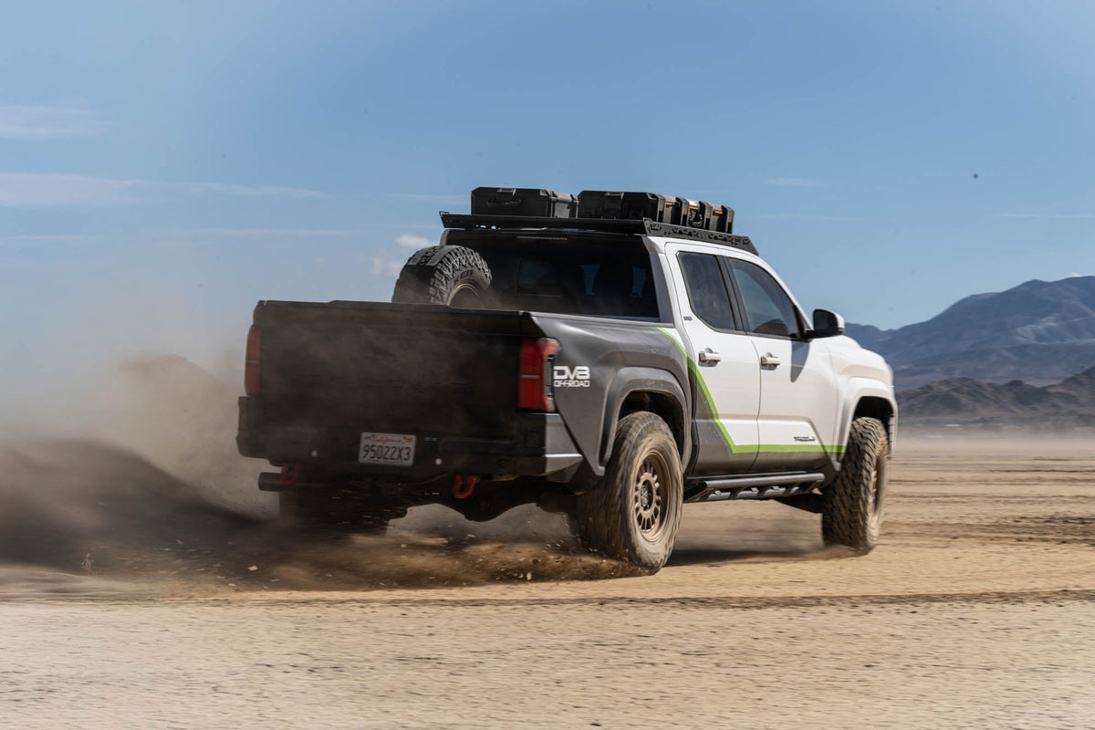 DV8 Offroad - 2024-2026 Toyota Tacoma Double Cab Rock Sliders - SRTT1-04