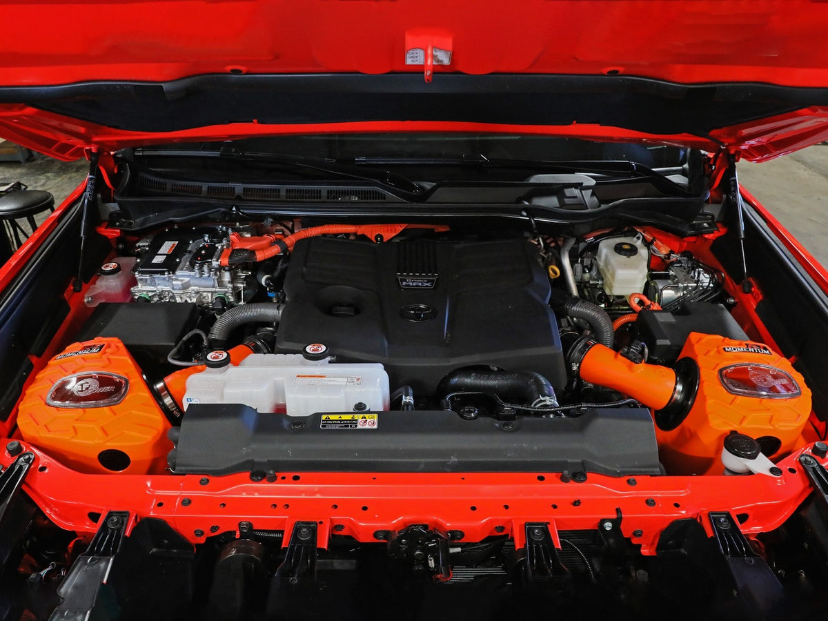 aFe 2022 Toyota Tundra V6-3.5L (tt) Momentum GT Cold Air Intake System w/ Pro 5R Filter - Orange - 50-70100KN for 2022-2026 T