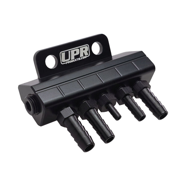 UPR 86-95 Mustang Billet Aluminum Vacuum Block (5008-03) Black