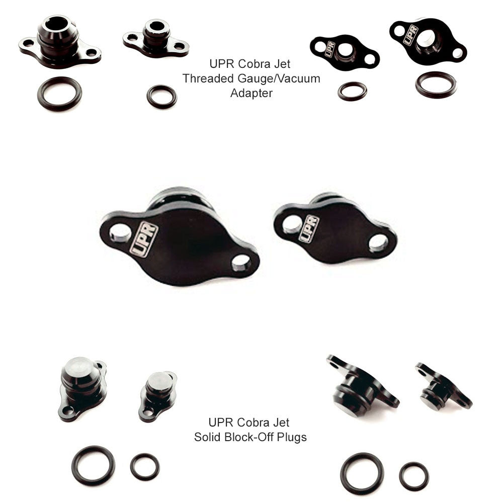 UPR - Cobra Jet Manifold Vacuum Block Off Plates - Fits Ford Performance - UPR - 5008-07 by UPR Products