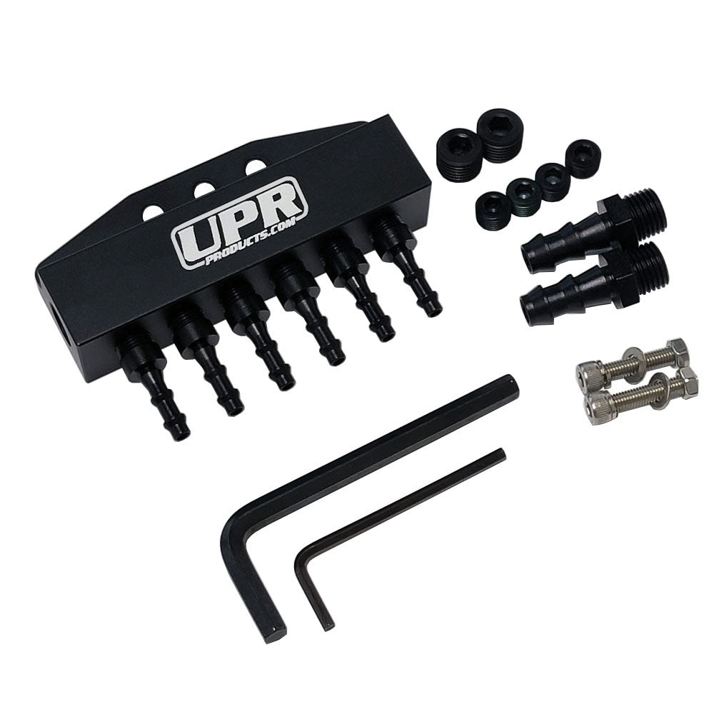 UPR - Universal Billet 8 Port Vacuum Block Manifold - 5008-09 by UPR Products - detail view