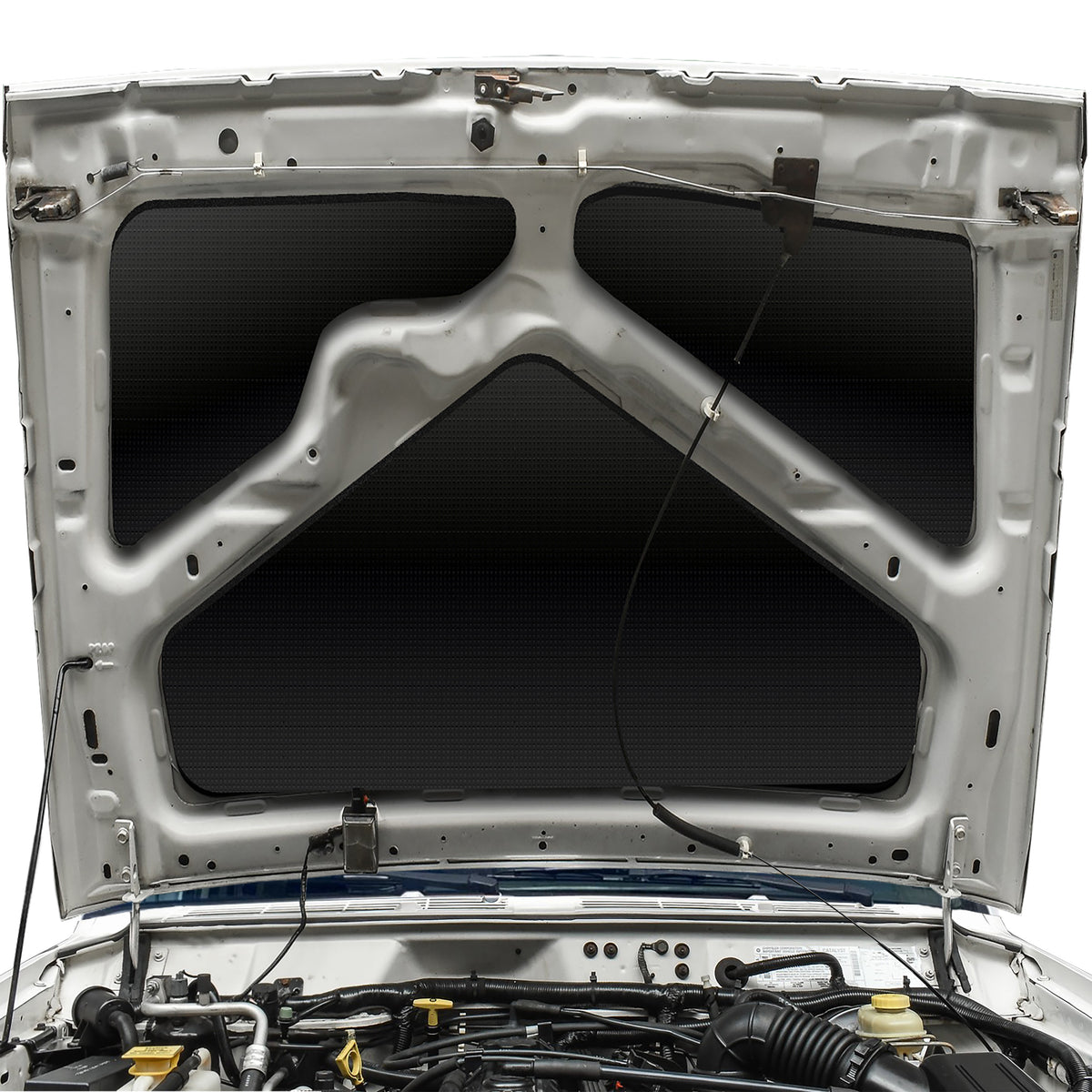 DEI 84-01 Jeep Cherokee XJ Under Hood Liner Kit - 50084 for 1984-2001 Jeep Cherokee - front view