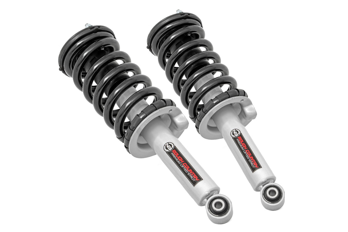Rough Country - Loaded Strut Pair - 6 Inch - Nissan Titan 4WD (2004-2015) - 501014