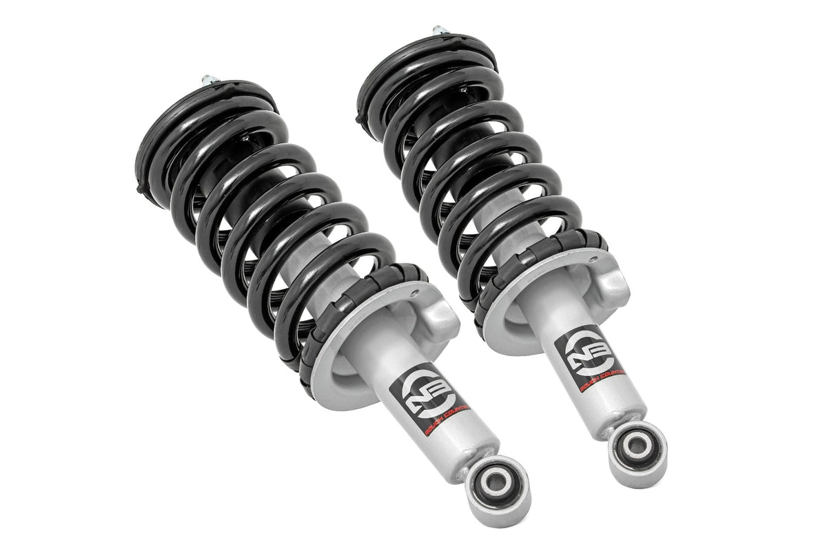 Rough Country - Loaded Strut Pair - 3 Inch - Nissan Titan 4WD (2004-2015) - 501015