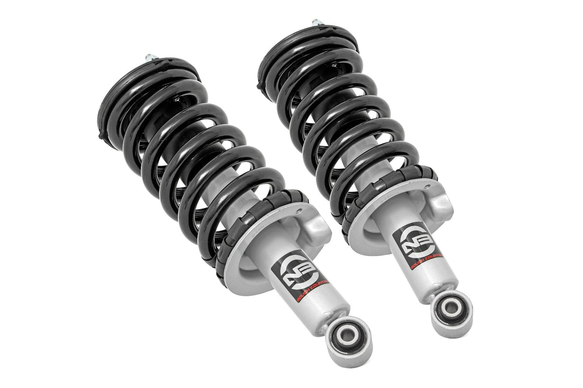Rough Country - N3 Leveling Struts - 2 Inch - Loaded Strut - Nissan Titan 4WD (2004-2015) - 501016