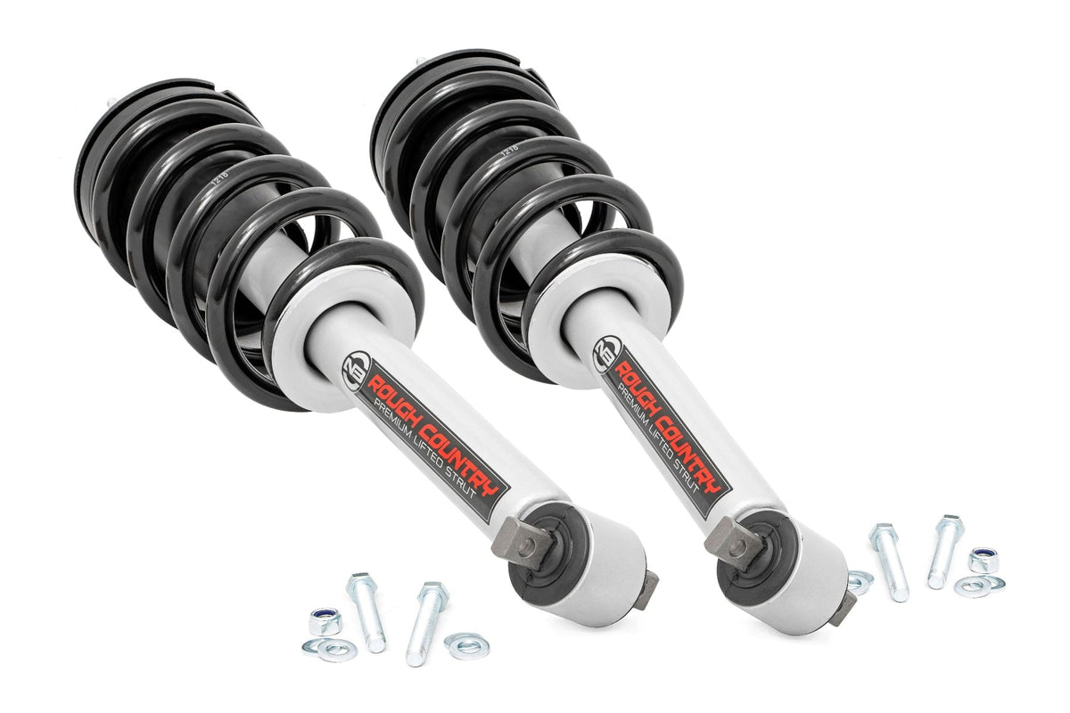 Rough Country - Loaded Strut Pair - 6 Inch - Chevy/GMC 1500 2WD/4WD (14-18 & Classic) - 501089