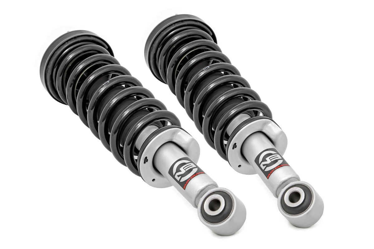 Rough Country - Loaded Strut Pair - 2.5 Inch - Nissan Frontier 4WD (2005-2025) - 501098