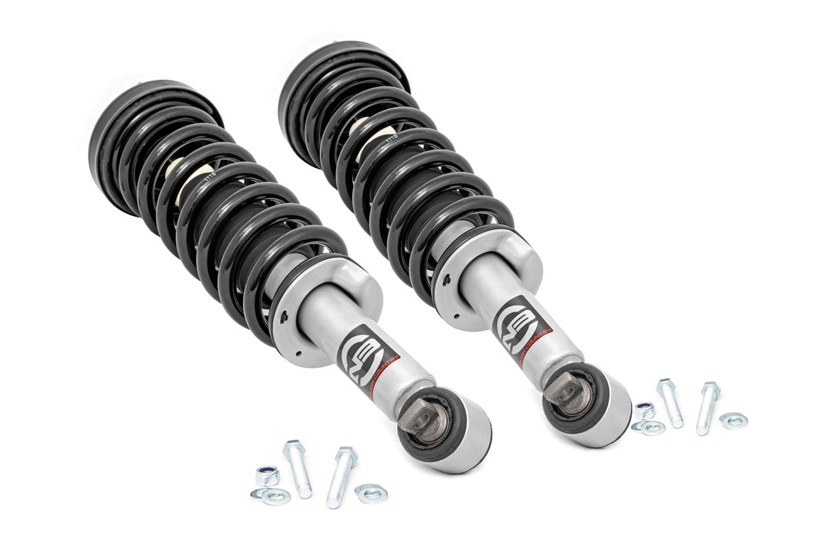 Rough Country - Loaded Strut Pair - Stock - Ford F-150 2WD (2014-2025) - 501160