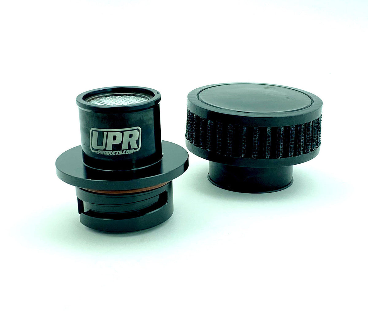 UPR - Baffled Billet One-Way Valve Cover Crankcase Breather Kit (fits 12-21 3.6 Jeep) UPR - 5013-07 by UPR Products