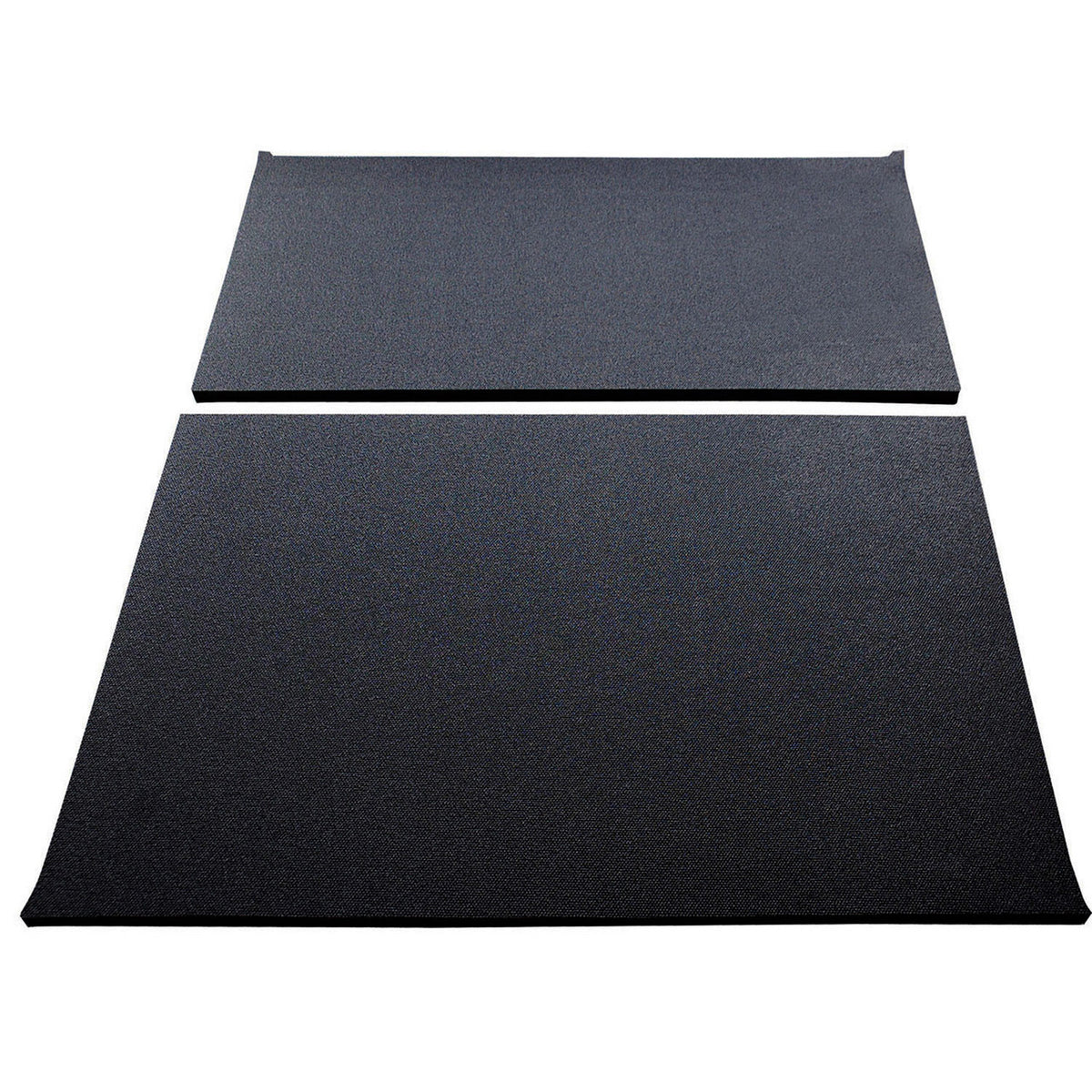 DEI 97-06 Jeep Wrangler TJ 2-Door Boom Mat Headliner - 2 Piece - Black - 50143 for 1997-2006 Jeep Wrangler - front view