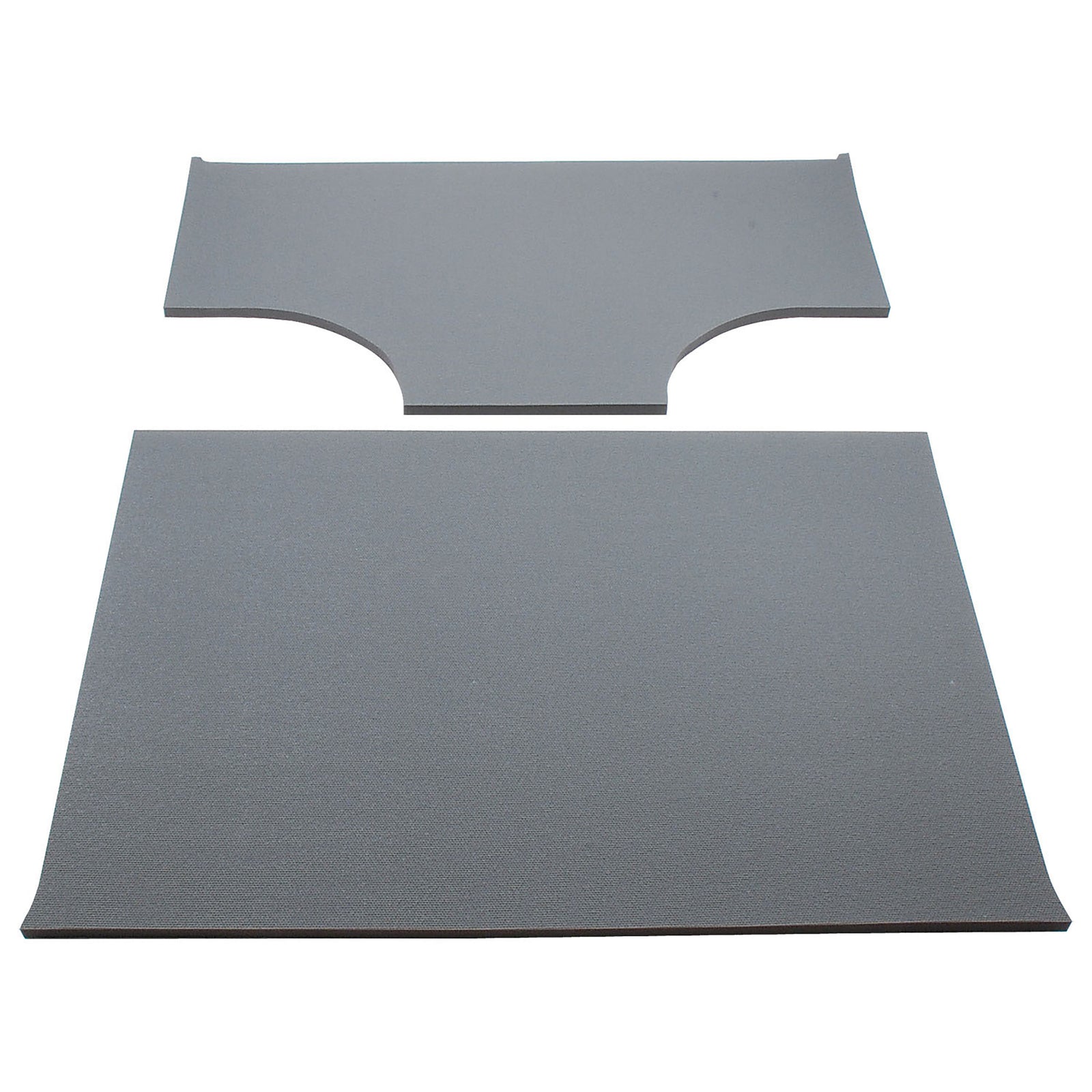DEI 03-06 Jeep Wrangler TJ 2-Door w/Speaker Pods Boom Mat Headliner - 2 Piece - Gray - 50147 for 2003-2006 Jeep Wrangler - fr