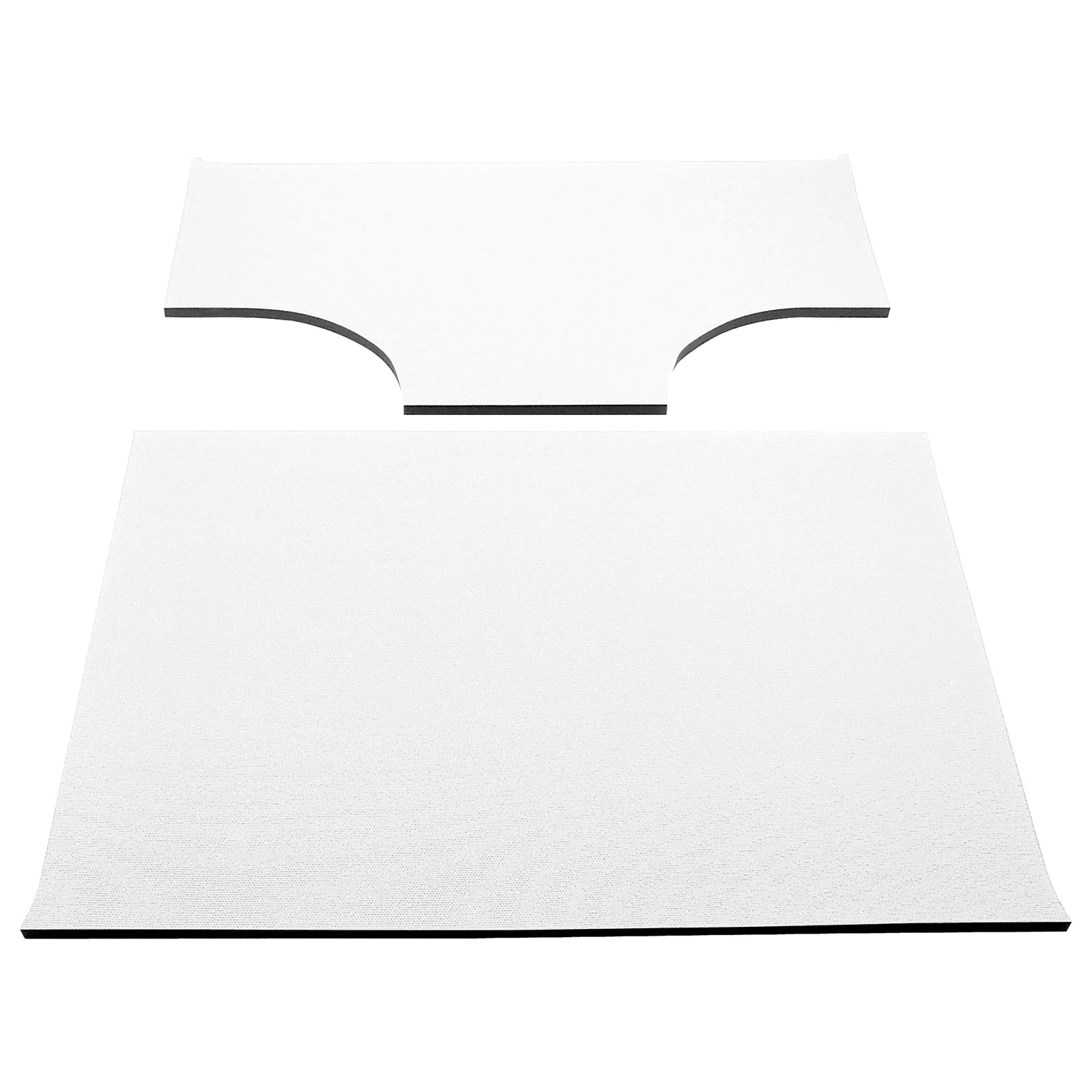 DEI 03-06 Jeep Wrangler TJ 2-Door w/Speaker Pods Boom Mat Headliner - 2 Piece - White - 50148 for 2003-2006 Jeep Wrangler - f