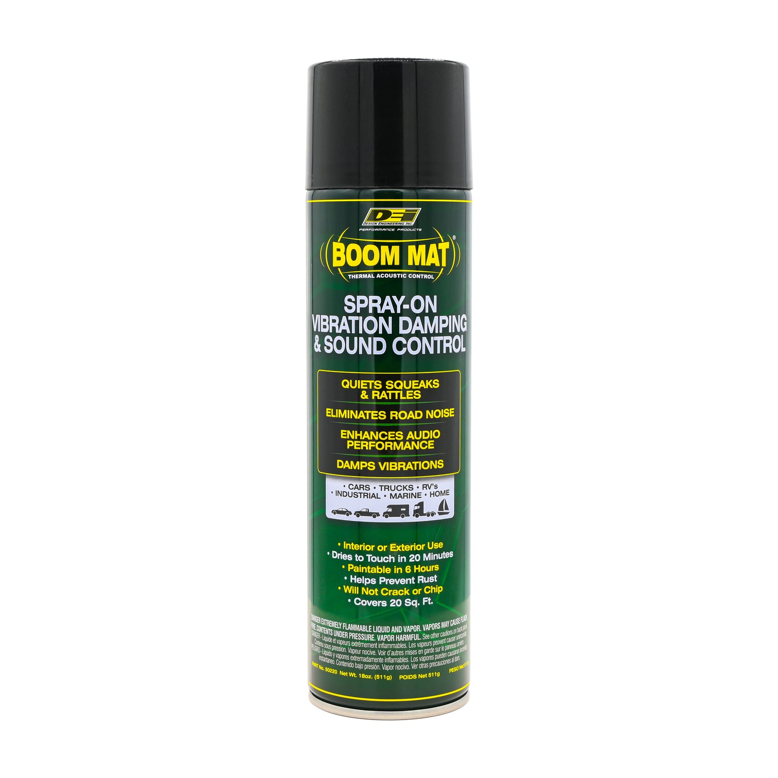 DEI Boom Mat Spray-On - 18 oz can - 50220 by DEI - front view