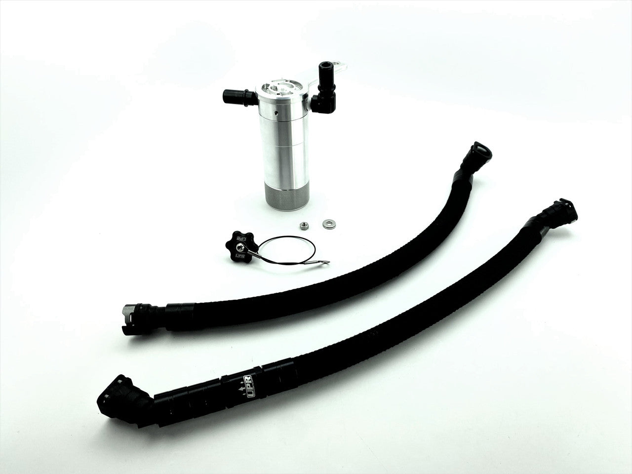 UPR - Plug N Play™ SC Single Valve Oil Catch Can Separator (fits 24 Mustang 2.3 Ecoboost) UPR - 5028-293 for 2024-2026 Ford M