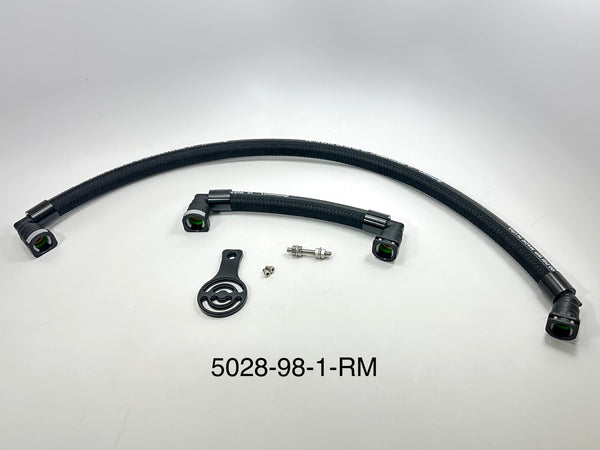 5028-98-1-RM Remote Mount Bracket and hose kit in Black