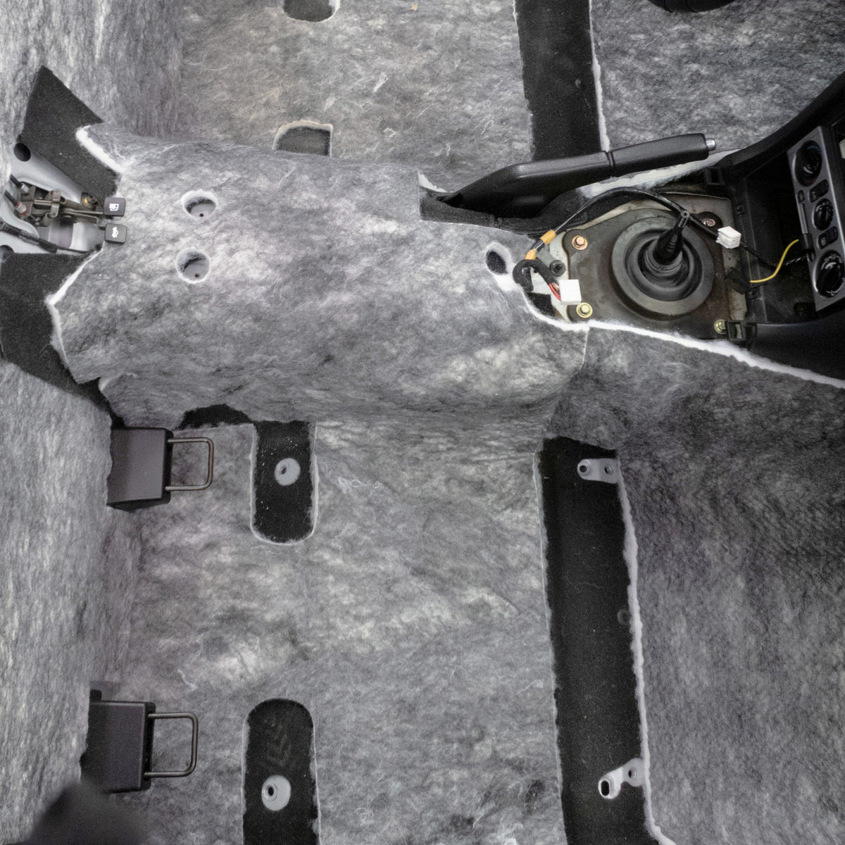 DEI 90-05 Mazda Miata NA & NB Under Carpet Interior Insulation Kit - 1/2in Thick - 50295 for 1990-2005 Mazda Miata - front vi