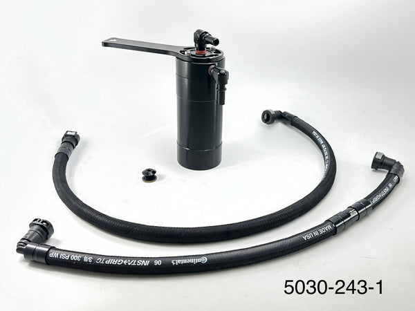 UPR - Plug N Play™ Pro Series Single Valve Oil Catch Can Separator (fits 19-24 GM Chevrolet GMC Truck 6.2L) UPR - 5030-243-1 