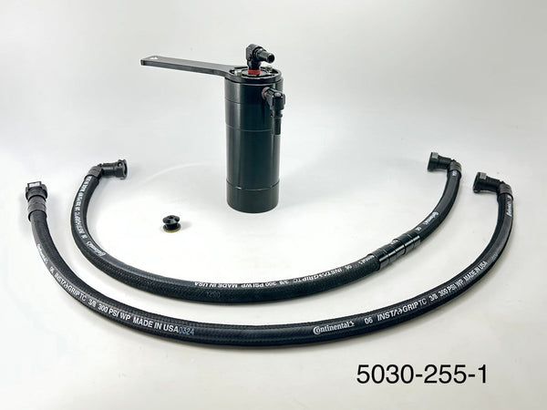 UPR - Plug N Play™ Pro Series Single Valve Oil Catch Can Separator (fits 19-24 GM Chevrolet GMC Truck 5.3L) UPR - 5030-255-1 