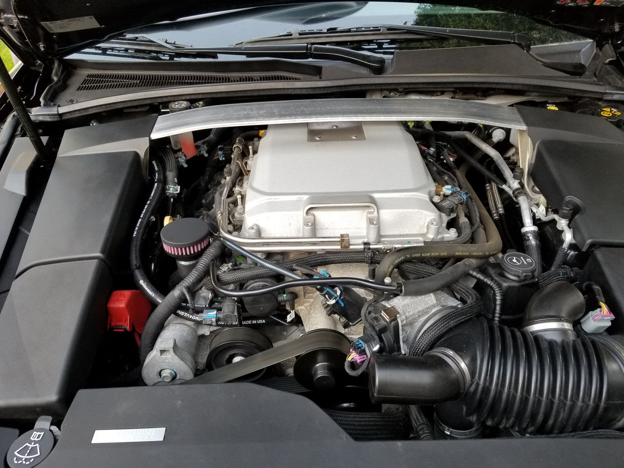 UPR - Plug N Play™ Single Valve Oil Catch Can (fits 09-14 Cadillac CTSV 6.2 LSA) UPR - 5030-258-1 by UPR Products