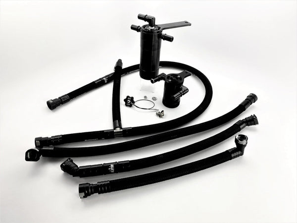 UPR - Plug N Play™ Dual Valve Oil Catch Can Separator with CSCC (fits 24 Mustang 2.3 Ecoboost) UPR - 5030-293-1-CSCC for 2024