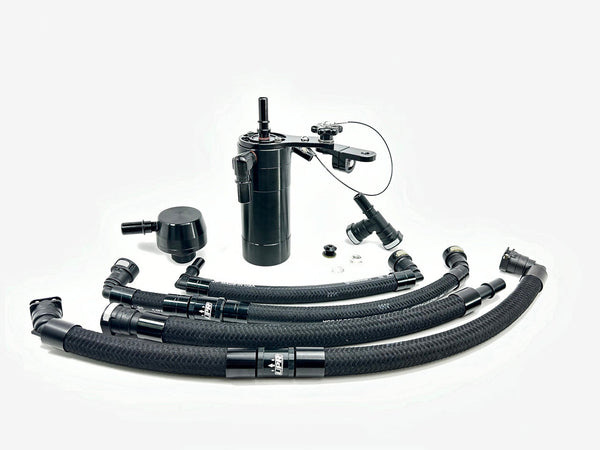 UPR - Plug N Play™ Dual Valve Oil Catch Can with CSS (fits 24 Ranger 2.3 Ecoboost) UPR - 5030-303-1-CSS for 2024-2025 Ford Ra