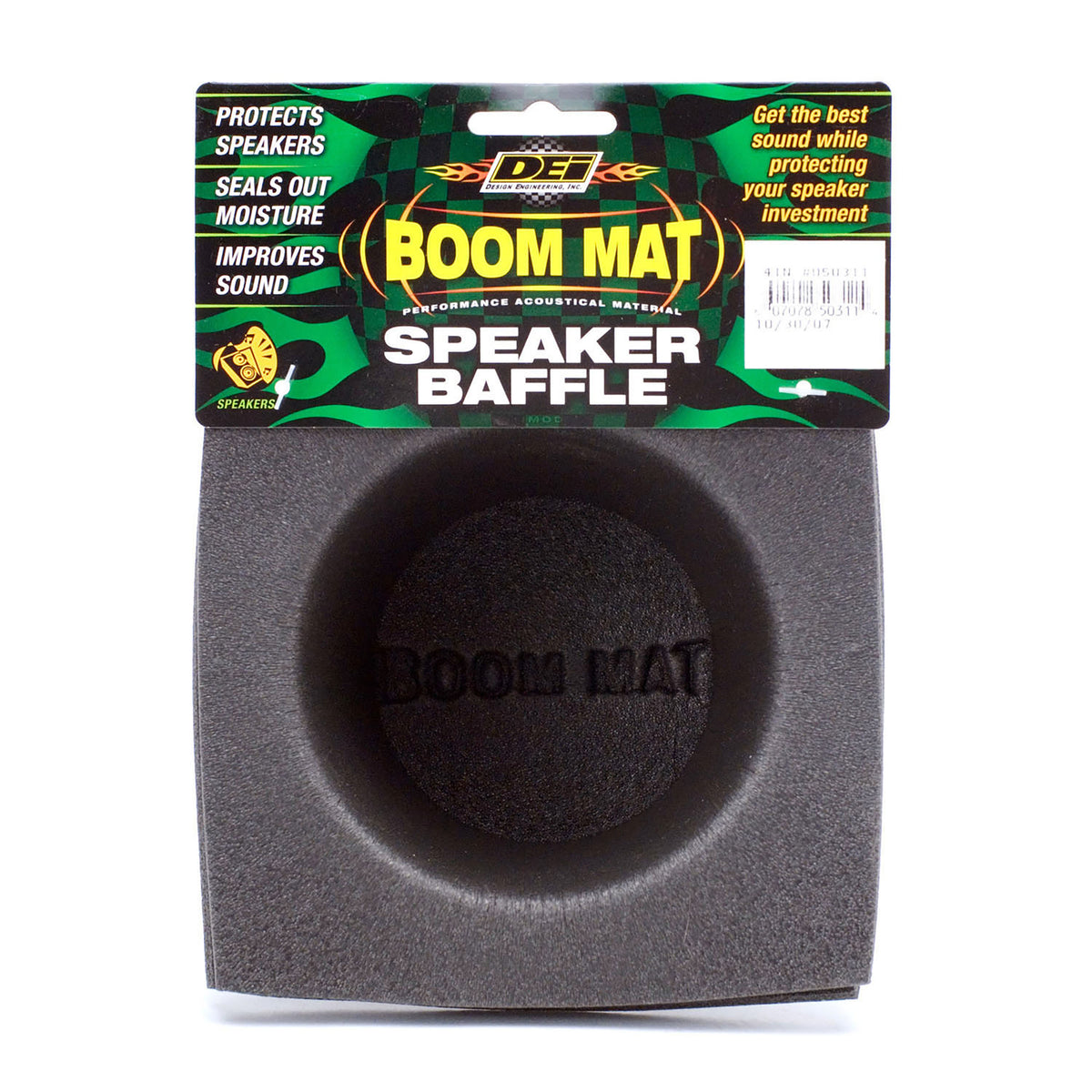 DEI Speaker Baffles 5.25in Round 6.5in Wide 6.5 Height 4in Deep Pair - 50320 by DEI - front view