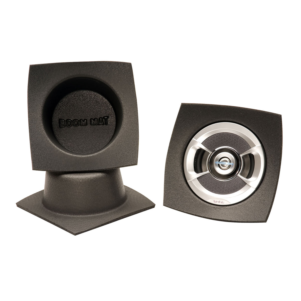 DEI Speaker Baffles 5.25in Round 6.5in Wide 6.5 Height 2.5in Deep Pair - 50321 by DEI - front view