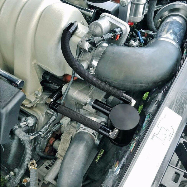 UPR - Signature Series Oil Catch Can Standard Mount (fits 05-22 HEMI Charger Challenger 300 5.7 6.1 6.4) - 5038-180 for 2005-