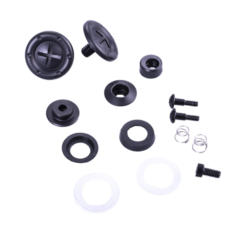 RaceQuip Black Hardware Pivot Kit for Face Shield Fits PRO & VESTA Model Helmets - 205991RQP