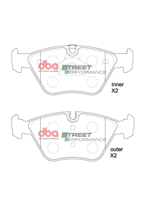 DBA 01-06 BMW 330i/330Ci (E46) SP Performance Front Brake Pads - DB1522SP