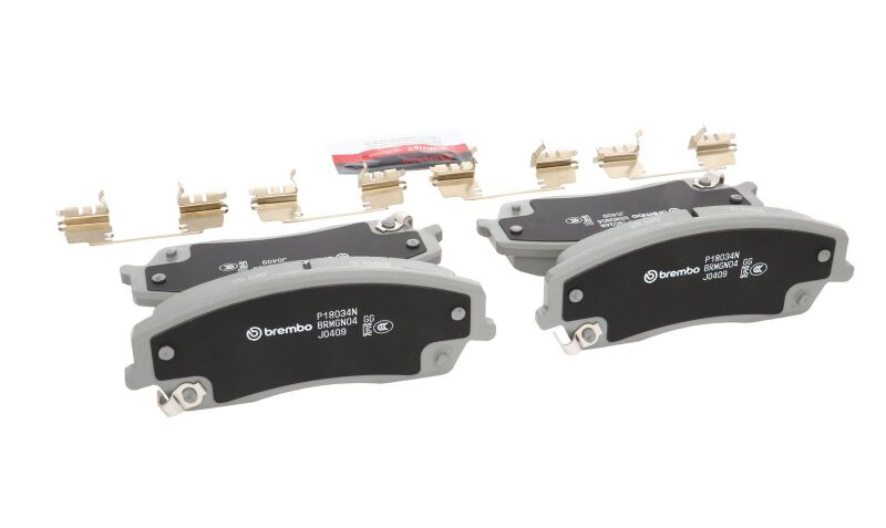 Brembo 05-08 Chrysler 300/ Dodge Charger/Challenger/Magnum Front NAO Brake Pad - P18034N