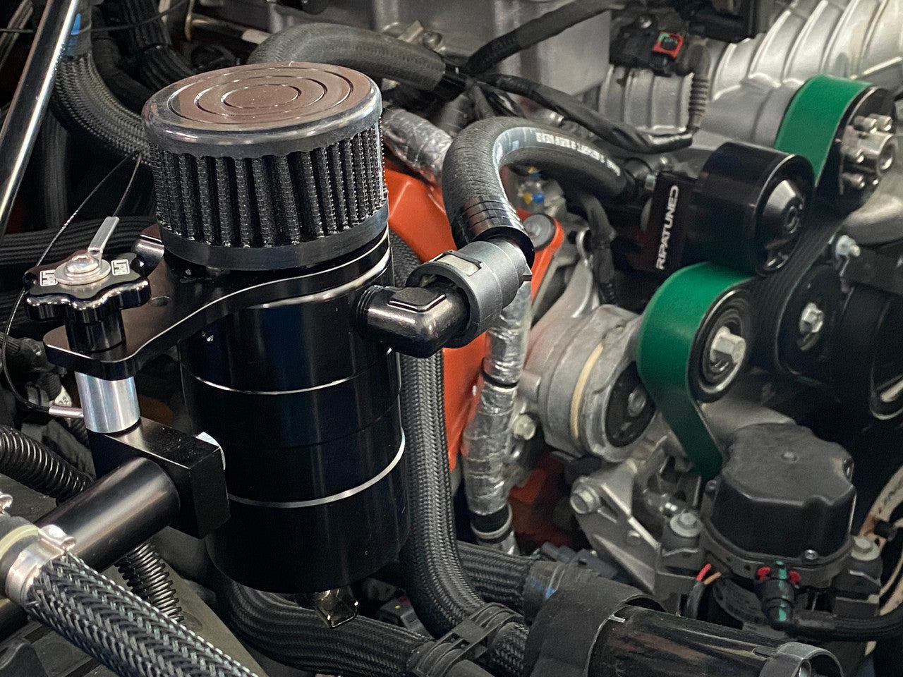 UPR - 5050 Catch Can with built in One Way Breather (fits 21-23 RAM TRX 6.2L Supercharged) UPR - 5050-271-1 by UPR Products