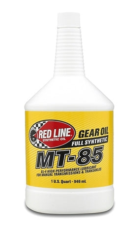 Red Line 75w85 Gear Oil Mt-85 Manual Transmission GL-4 1 Quart