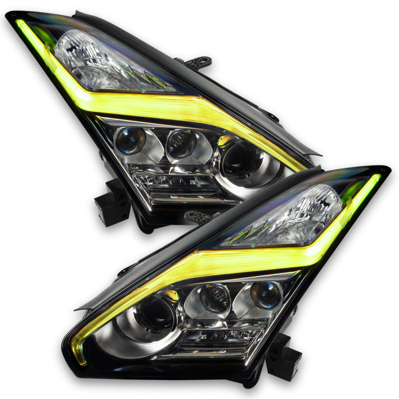 Oracle 15-21 Nissan GT-R Lightning Bolt Headlight DRL RGB+W w/ Simple Controller SEE WARRANTY - 1283-504