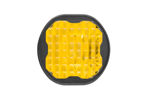 Diode Dynamics Stage Series C1 Lens Wide - Yellow - DD6530 by Diode Dynamics - front view