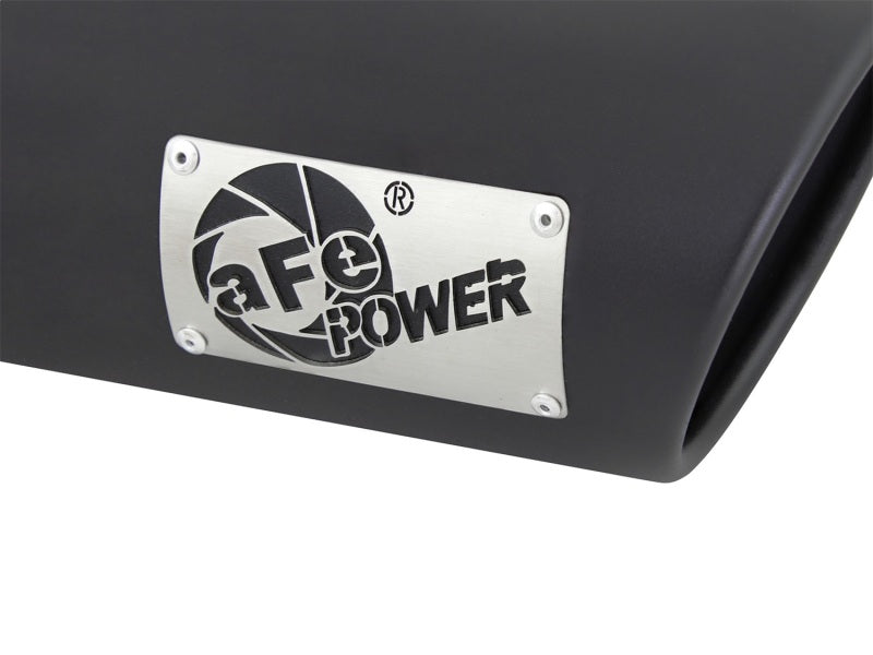 aFe Diesel Exhaust Tip Bolt On Black 4in Inlex x 5in Outlet x 15in - 49T40501-B15