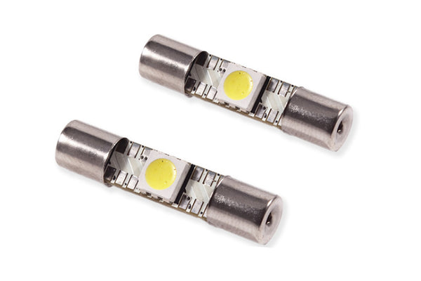 Diode Dynamics 28mm SMF1 LED Bulb - Red (Pair) - DD0042P for 2003-2019 Honda Pilot - front view