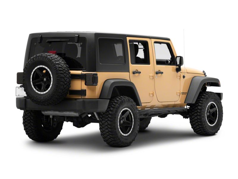 Raxiom 07-18 Jeep Wrangler JK Axial Series LED Tail Lights- Blk Housing (Smoked Lens) - J183262