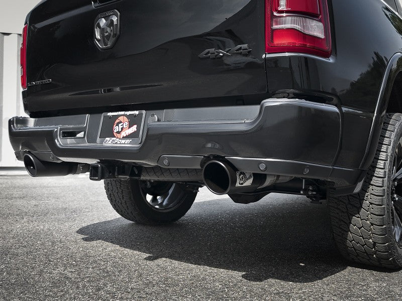 aFe MACH Force-XP 4-1/2in Steel OE Replacement Exhaust Tips - 2021+ Dodge Ram (5.7L V8) - Black - 49C42073-B