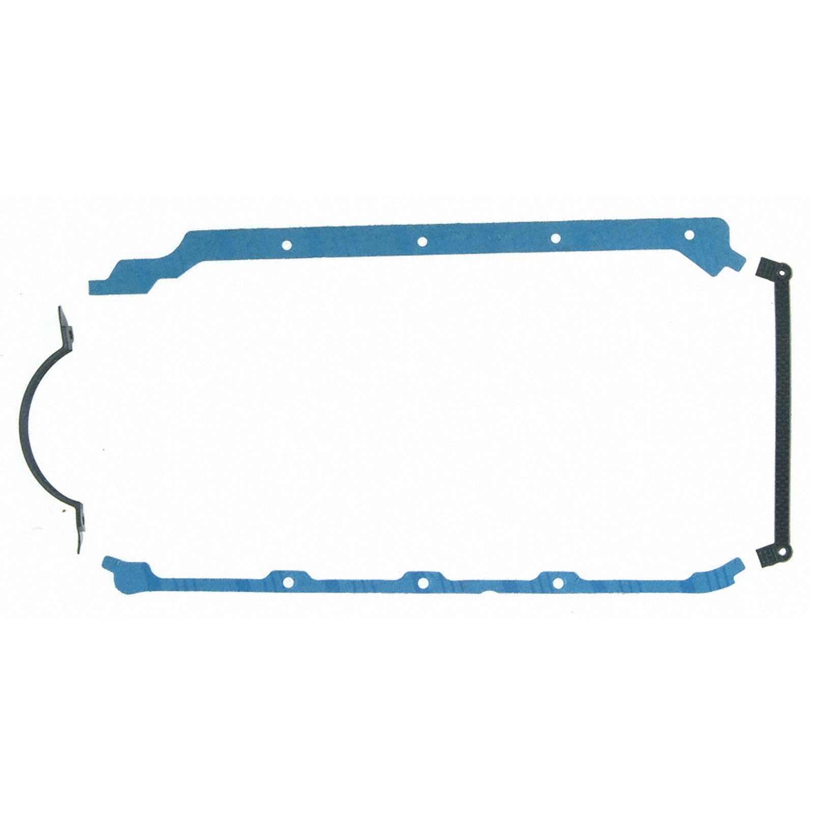 Fel-Pro 1816 Engine Oil Pan Gasket Set Rubber-coated fiber w/steel core - front view