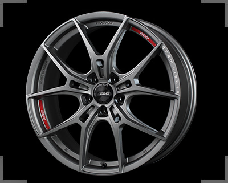 Gram Lights 57FXZ Overseas 19x8.5 +38 5-114.3 Matte Graphite w/Machining Wheel - WGFZ238EMG by Gram Lights