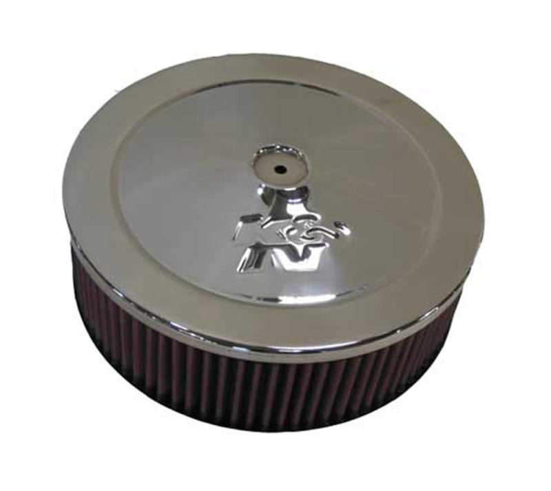 K&N Marine Engine Flame Arrestor 5-1/8in Flange / 8in ID x 9in OD / 2.75in Height - 59-3364 by K&N Engineering - front view
