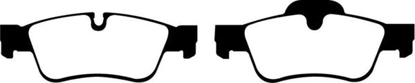 EBC 07-09 Mercedes-Benz R-Class R320 3.0 TD Greenstuff Rear Brake Pads - DP21593 for 2006-2012 Mercedes Benz R Class - front